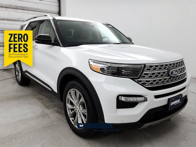 White 2022 Ford Explorer SUV / Crossover All-Wheel Drive Automatic