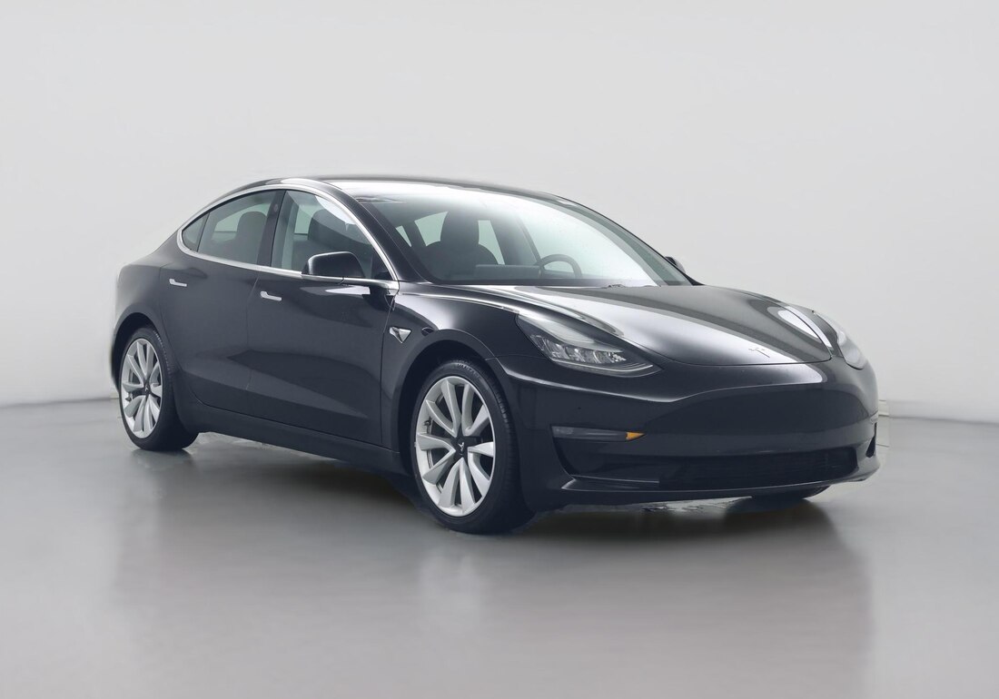 2019 Tesla Model 3 Long Range All-Wheel Drive in Black — CarMax photo