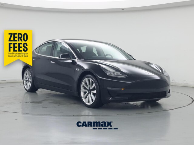Black 2019 Tesla Model 3 Sedan All-Wheel Drive Automatic