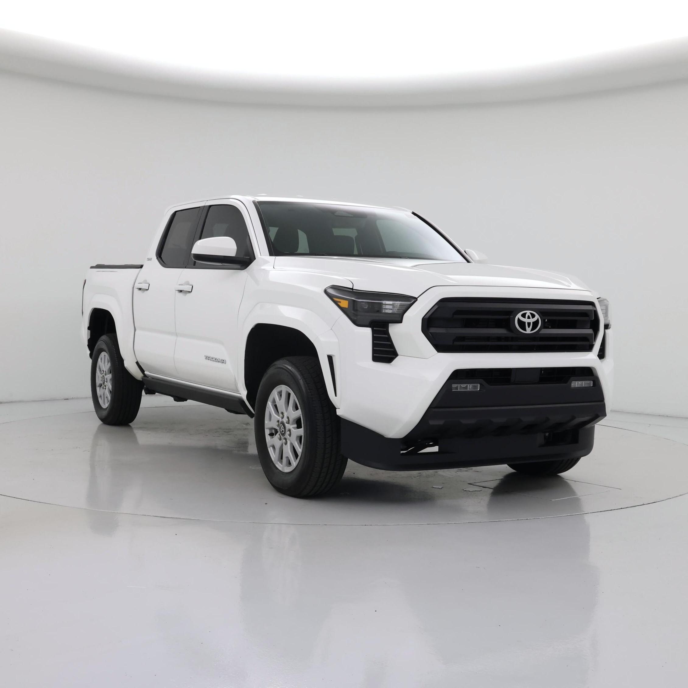 White 2026 Toyota Tacoma Pickup Truck Four-Wheel Drive Automatic