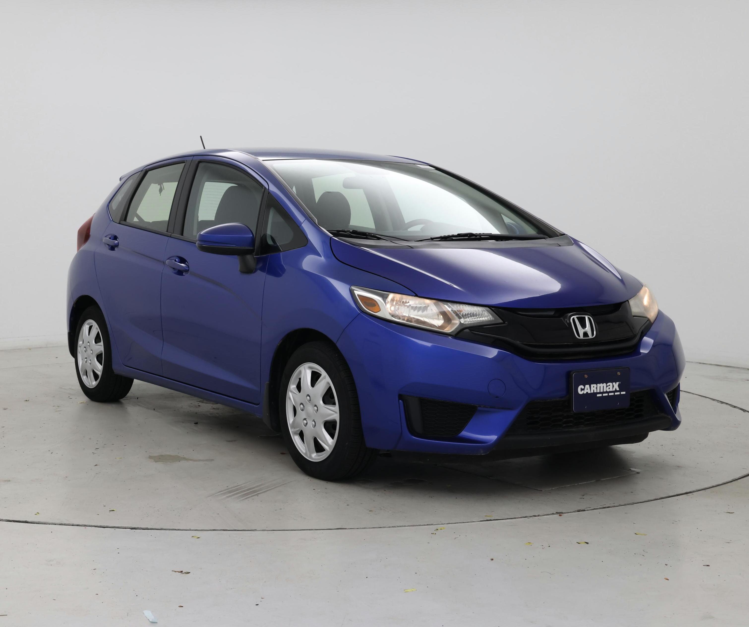 Blue 2016 Honda Fit Hatchback Front-Wheel Drive Automatic