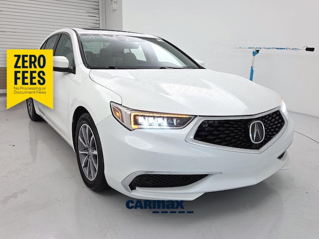 White 2020 Acura TLX Sedan Front-Wheel Drive Automatic