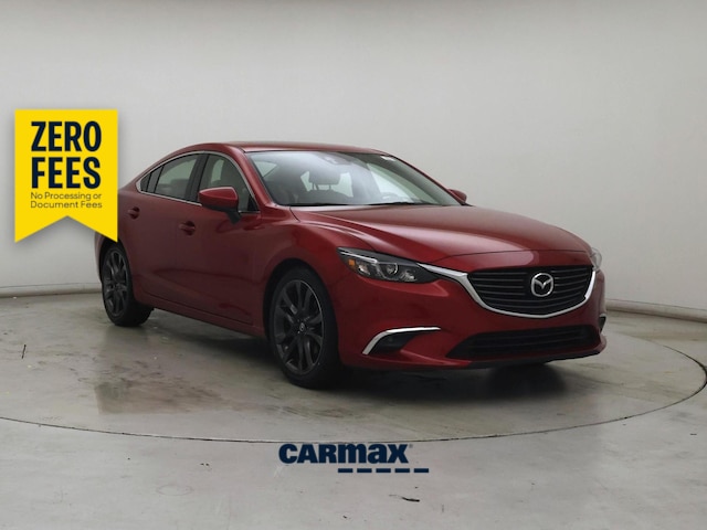 Red 2016 Mazda MAZDA6 Sedan Front-Wheel Drive Automatic