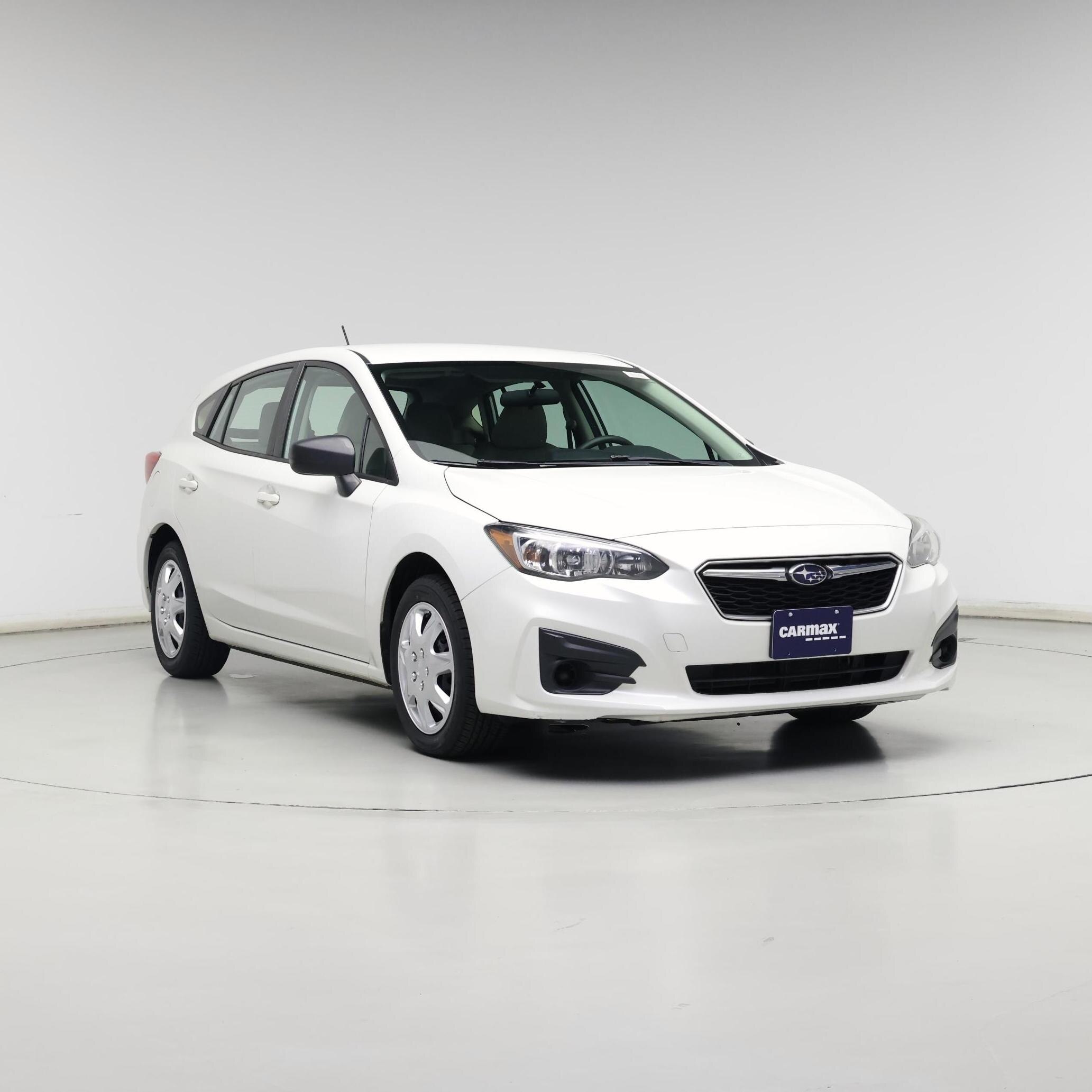 White 2018 Subaru Impreza Sedan  Automatic