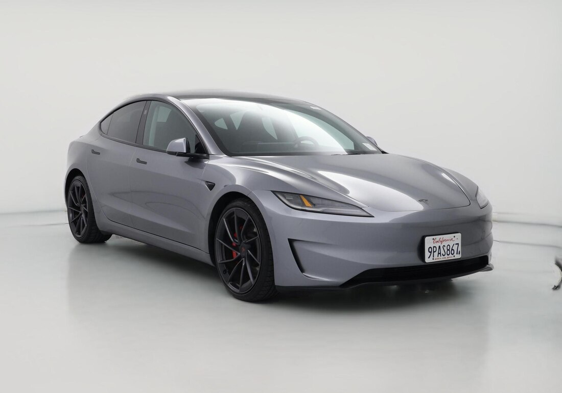 2024 Tesla Model 3 Performance in Silver — CarMax photo