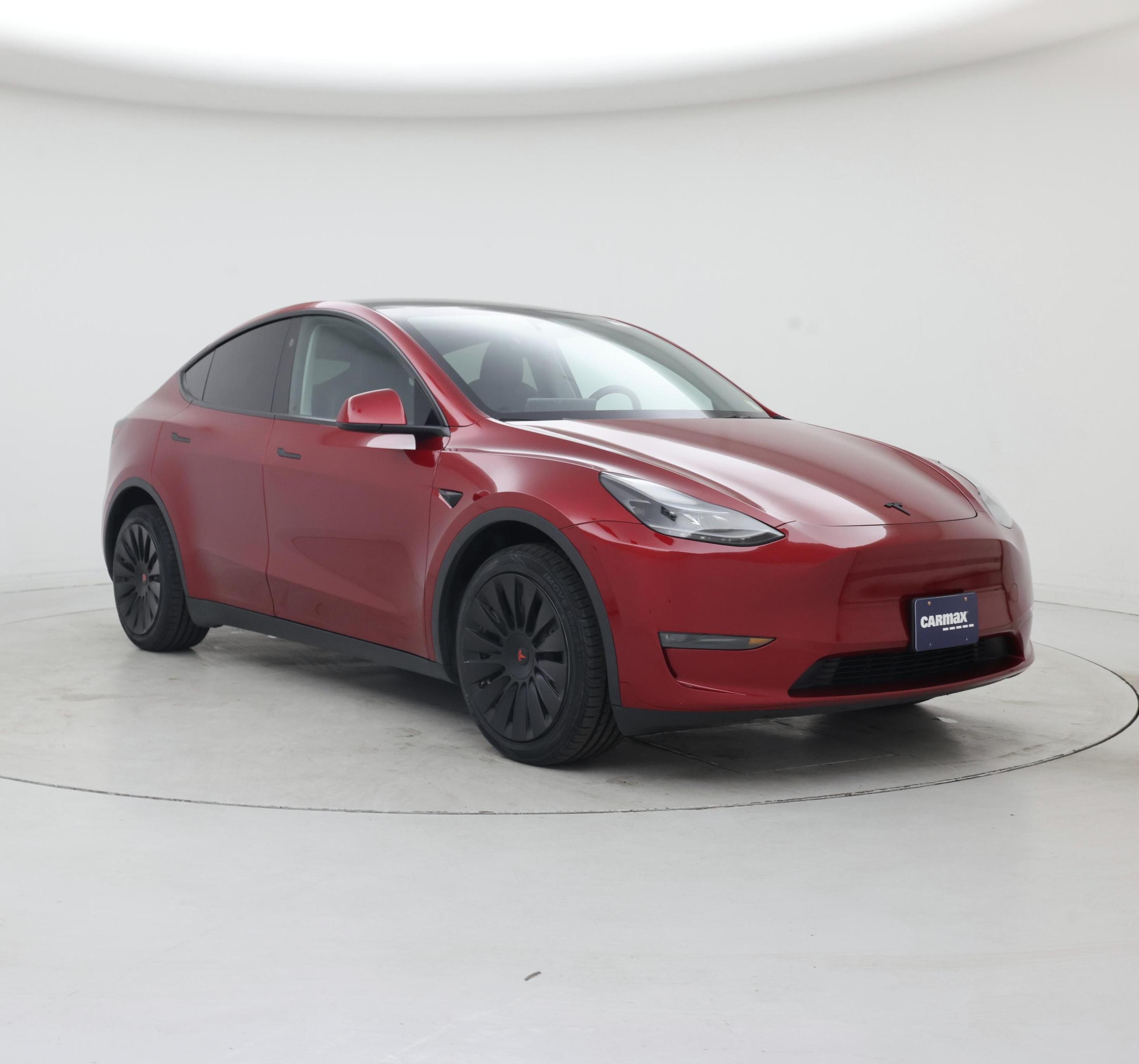 Red 2024 Tesla Model Y SUV / Crossover All-Wheel Drive Automatic