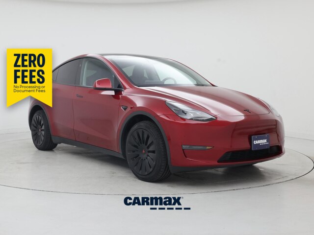 Red 2024 Tesla Model Y SUV / Crossover All-Wheel Drive Automatic