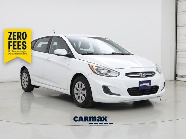White 2016 Hyundai Accent Hatchback Front-Wheel Drive Automatic