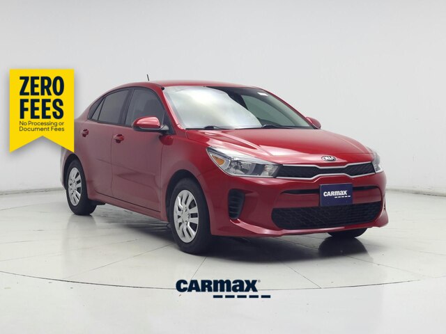 Red 2020 Kia Rio Sedan Front-Wheel Drive Automatic