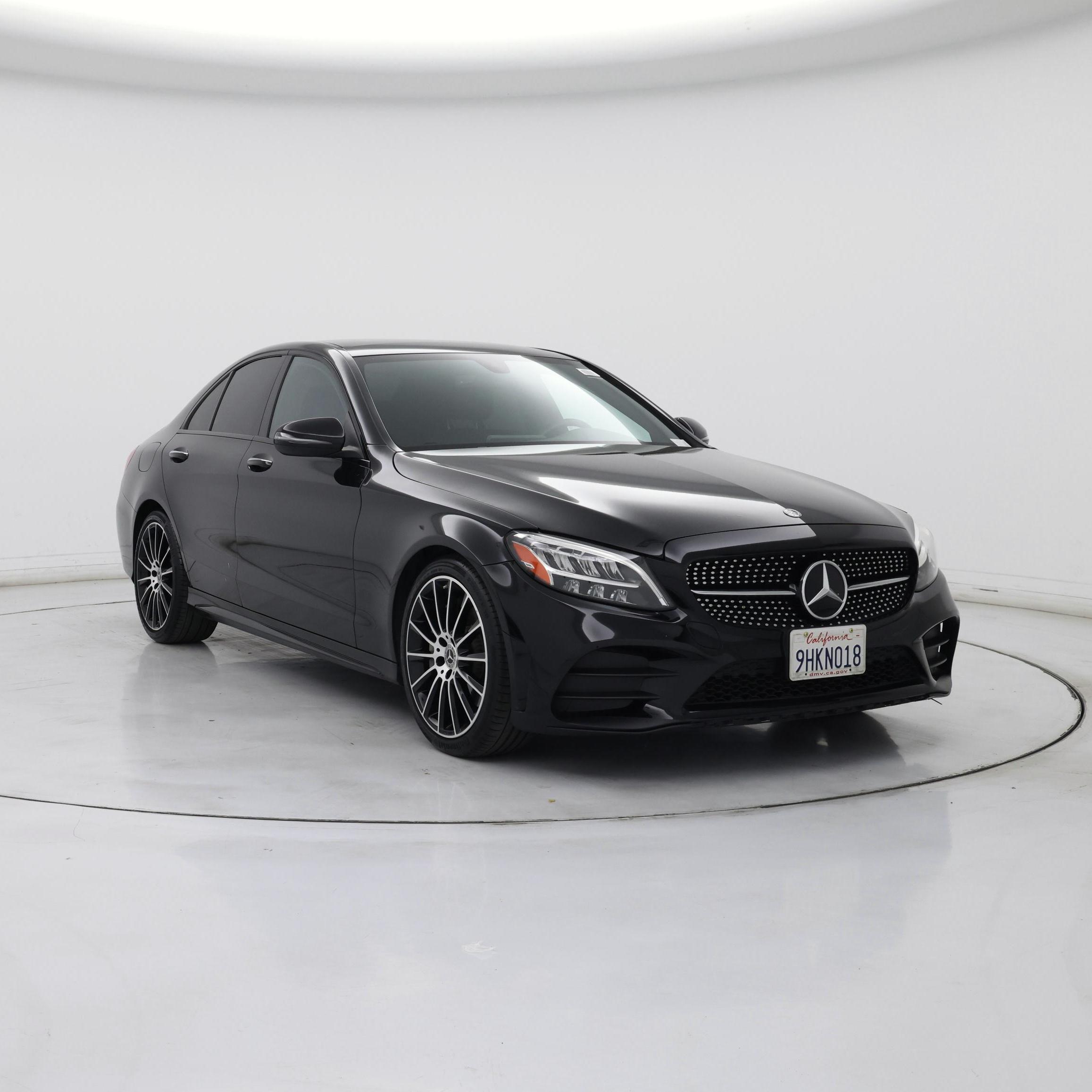 Black 2020 Mercedes-Benz C-Class Sedan Rear-Wheel Drive Automatic