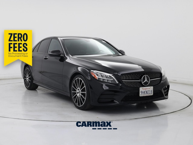 Black 2020 Mercedes-Benz C-Class Sedan Rear-Wheel Drive Automatic