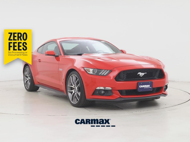 Red 2017 Ford Mustang Coupe Rear-Wheel Drive Automatic