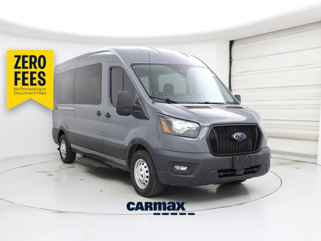 Gray 2023 Ford Transit Passenger Van All-Wheel Drive Automatic