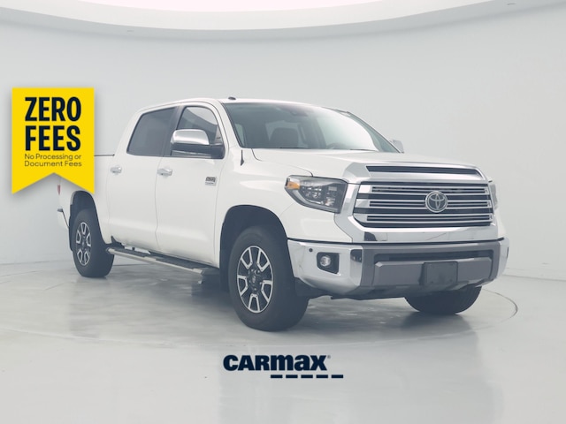 White 2019 Toyota Tundra Pickup Truck Four-Wheel Drive Automatic