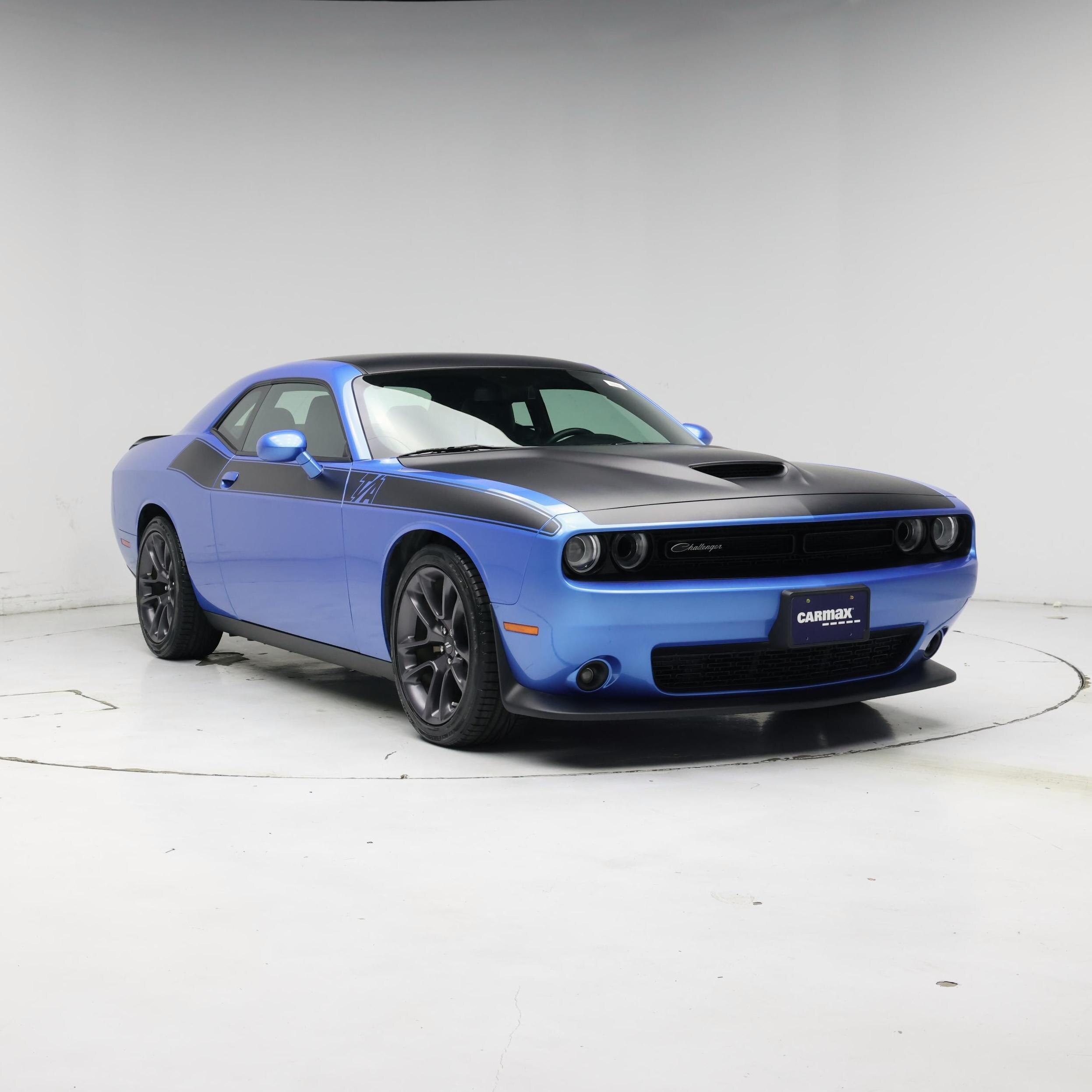 Blue 2023 Dodge Challenger Coupe Rear-Wheel Drive Manual