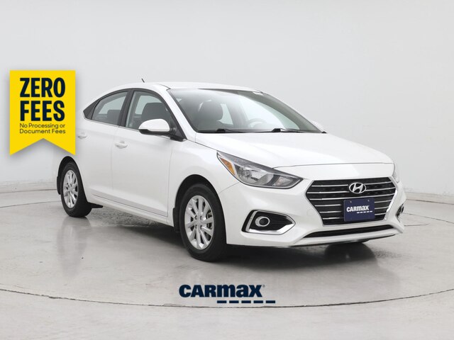 White 2020 Hyundai Accent Sedan Front-Wheel Drive Automatic