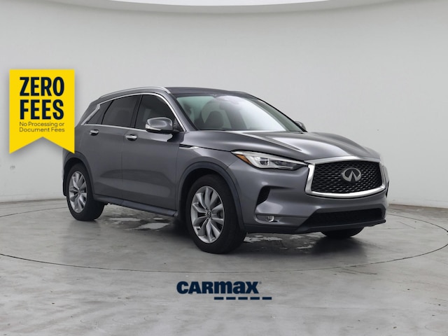 Gray 2021 INFINITI QX50 SUV / Crossover Front-Wheel Drive Automatic