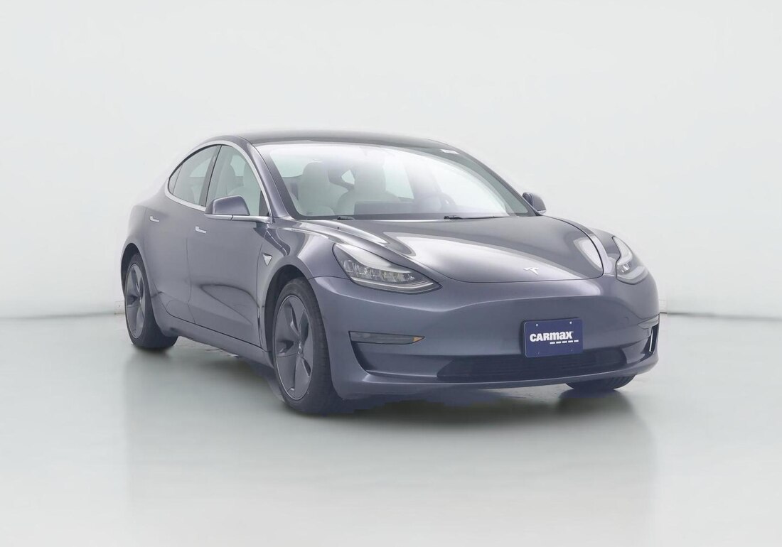 2020 Tesla Model 3 Standard Range Plus in Gray — CarMax photo