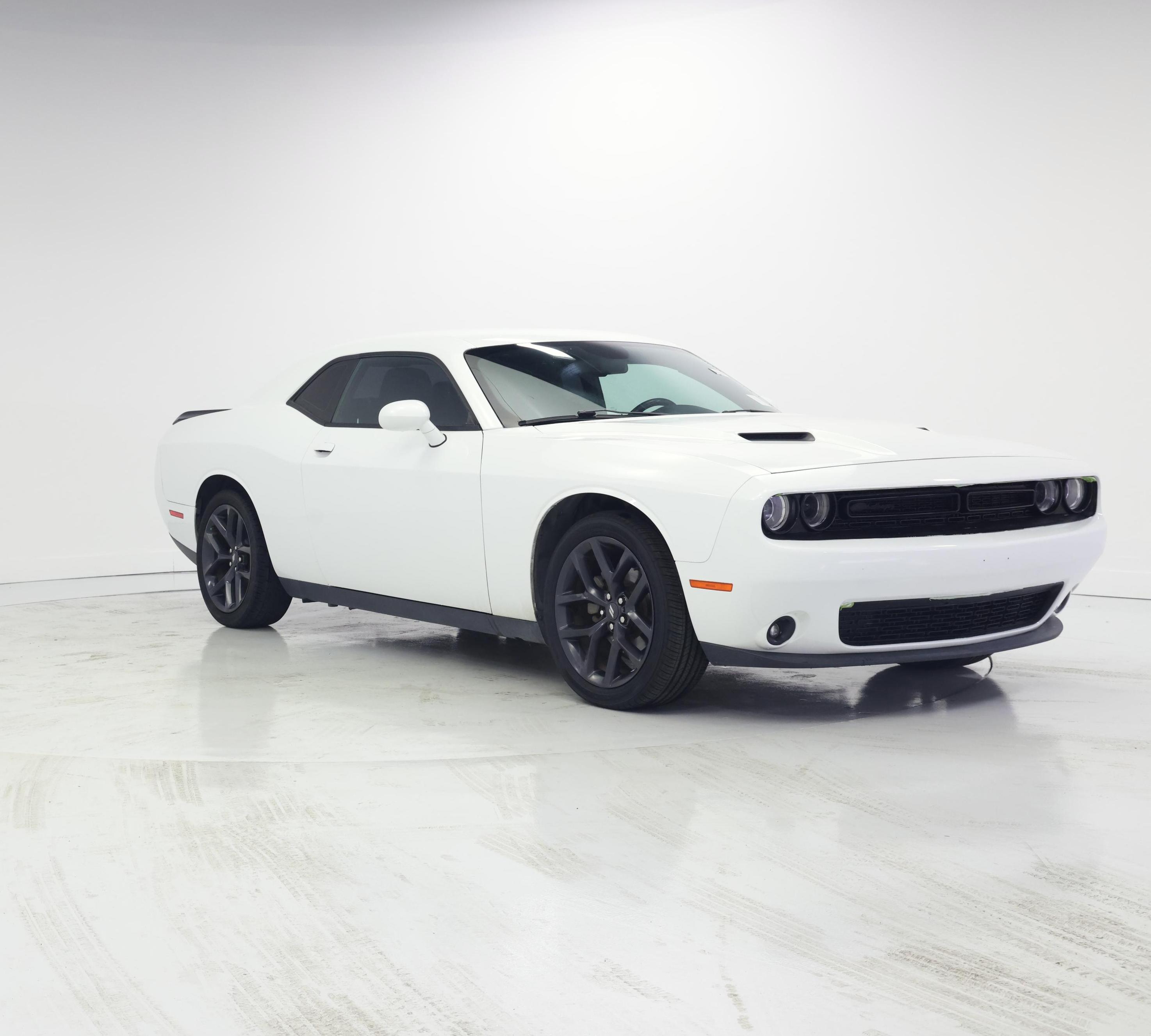 White 2021 Dodge Challenger Coupe Rear-Wheel Drive Automatic