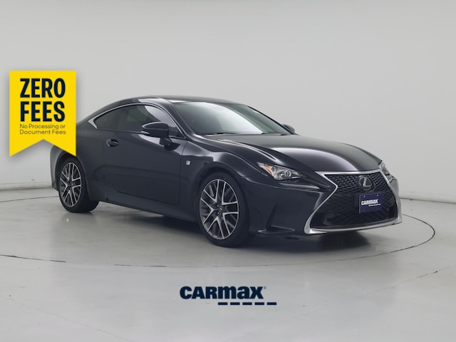 Black 2018 Lexus RC Coupe Rear-Wheel Drive Automatic