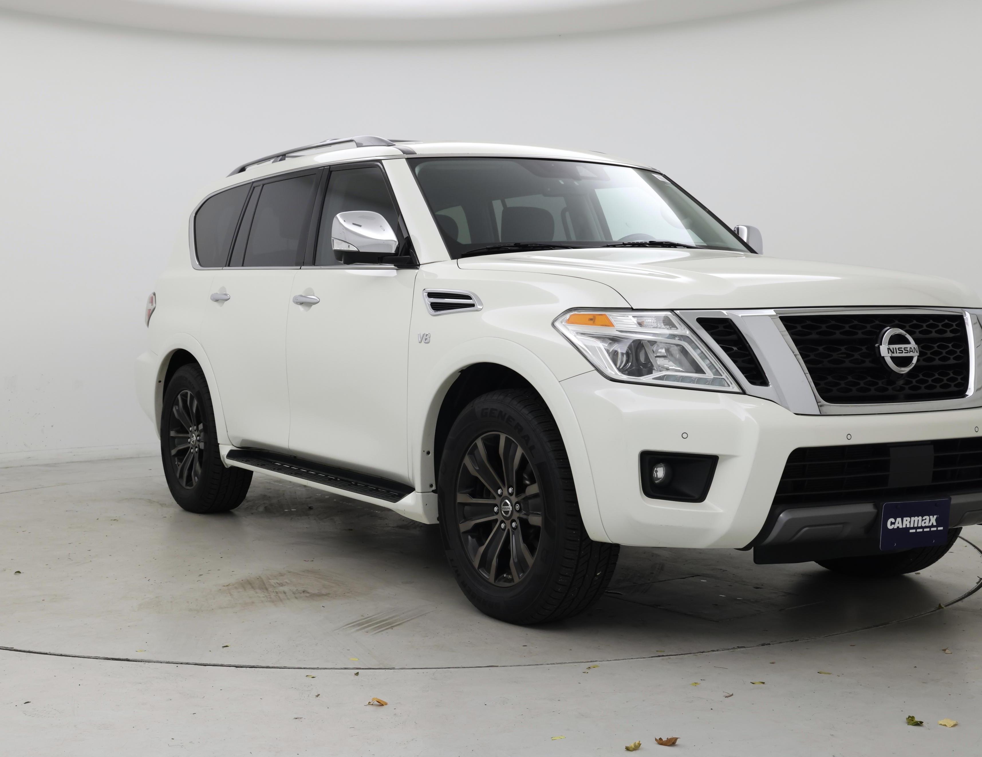 White 2019 Nissan Armada SUV / Crossover Four-Wheel Drive Automatic