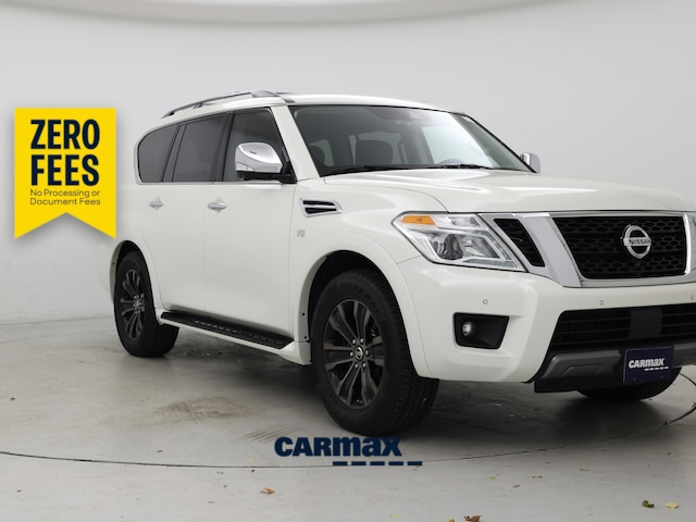 White 2019 Nissan Armada SUV / Crossover Four-Wheel Drive Automatic