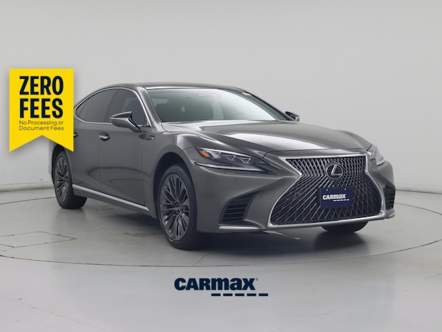 Gray 2018 Lexus LS Sedan Rear-Wheel Drive Automatic