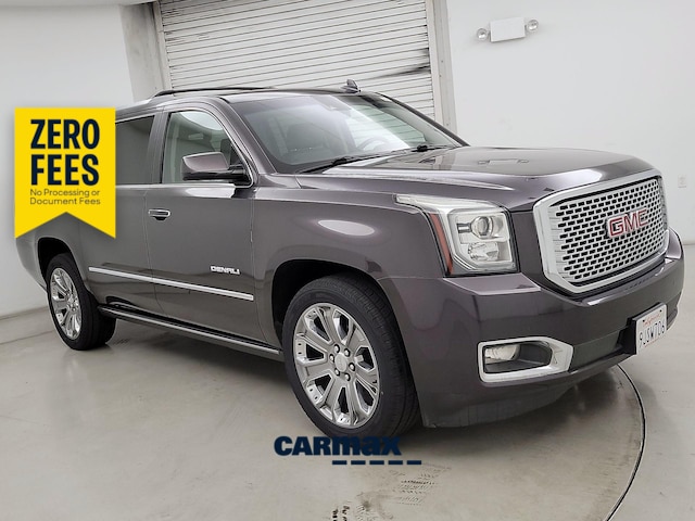 Gray 2015 GMC Yukon XL SUV / Crossover Four-Wheel Drive Automatic