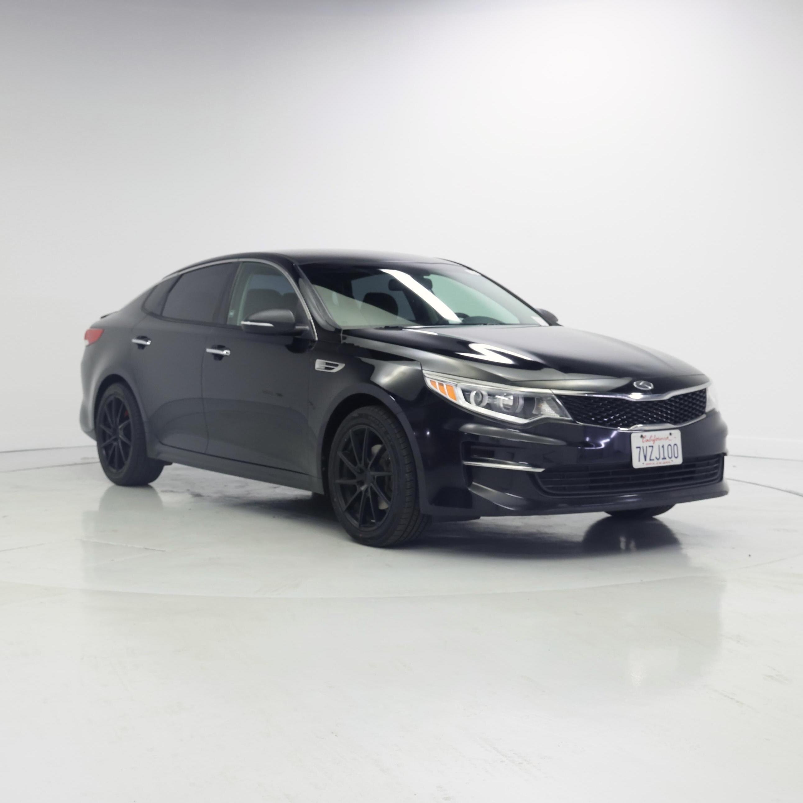 Black 2016 Kia Optima Sedan Front-Wheel Drive Automatic