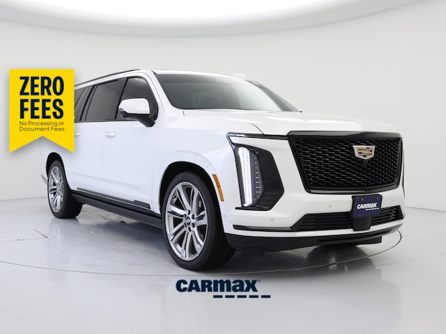 White 2025 Cadillac Escalade ESV SUV / Crossover Four-Wheel Drive Automatic