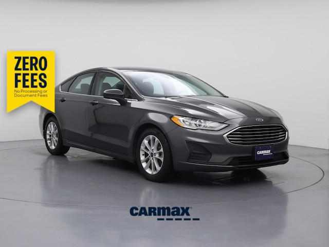 Gray 2019 Ford Fusion Sedan Front-Wheel Drive Automatic