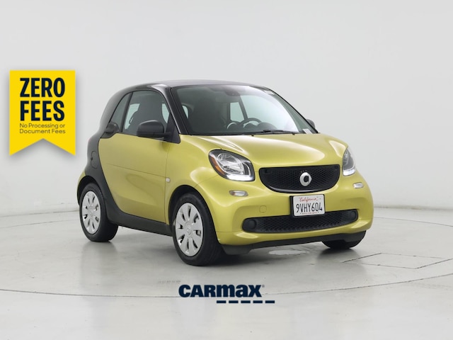 Yellow 2016 smart fortwo Hatchback Rear-Wheel Drive Automatic