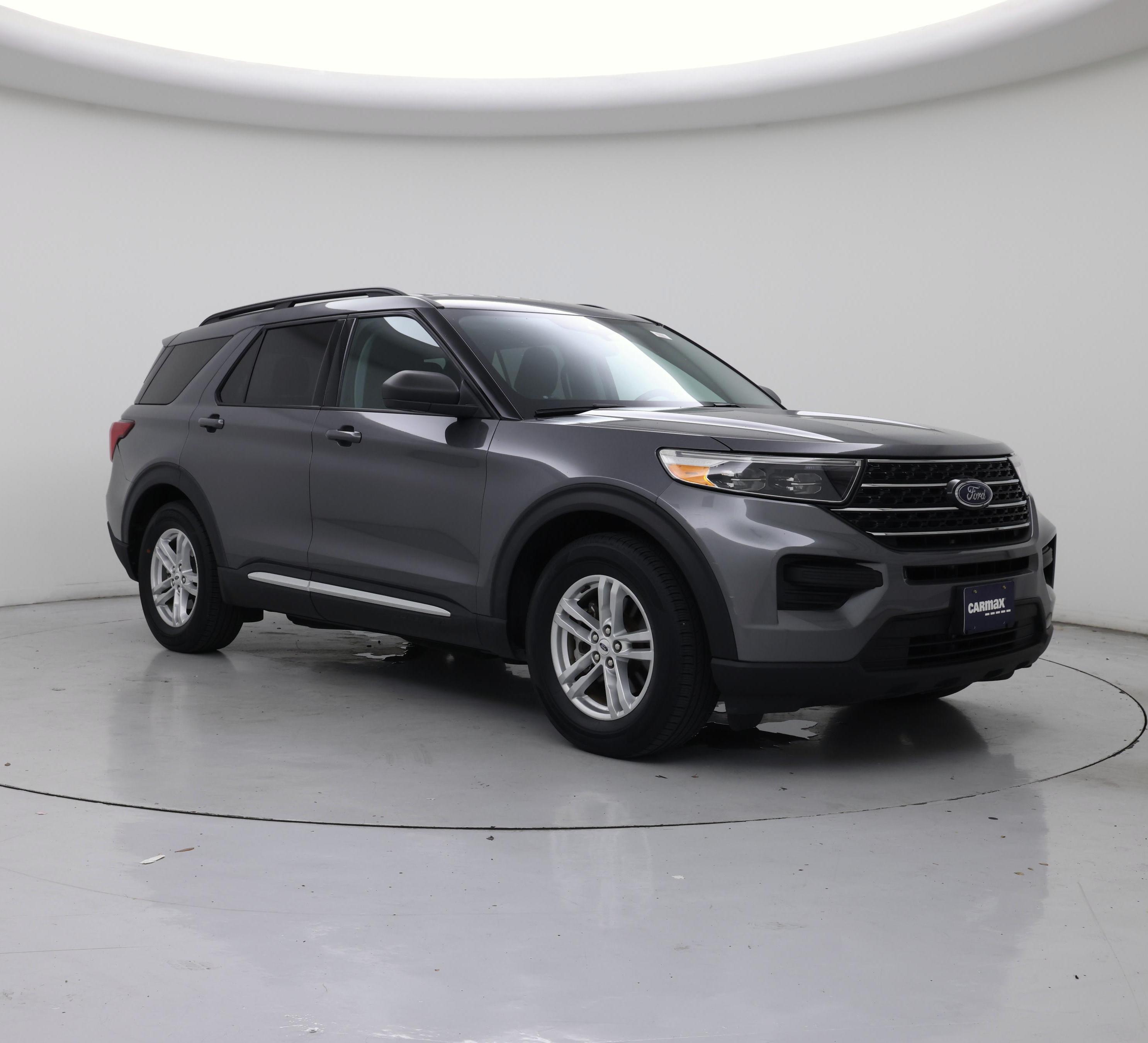 Gray 2021 Ford Explorer SUV / Crossover Rear-Wheel Drive Automatic