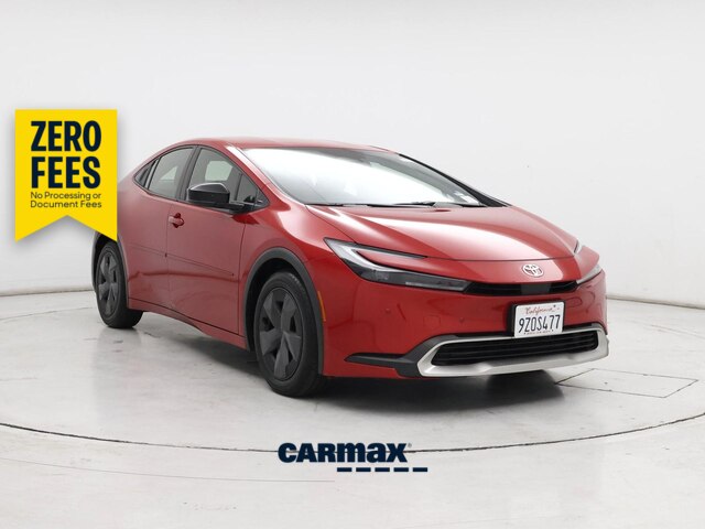 Red 2024 Toyota Prius Prime Hatchback Front-Wheel Drive Automatic