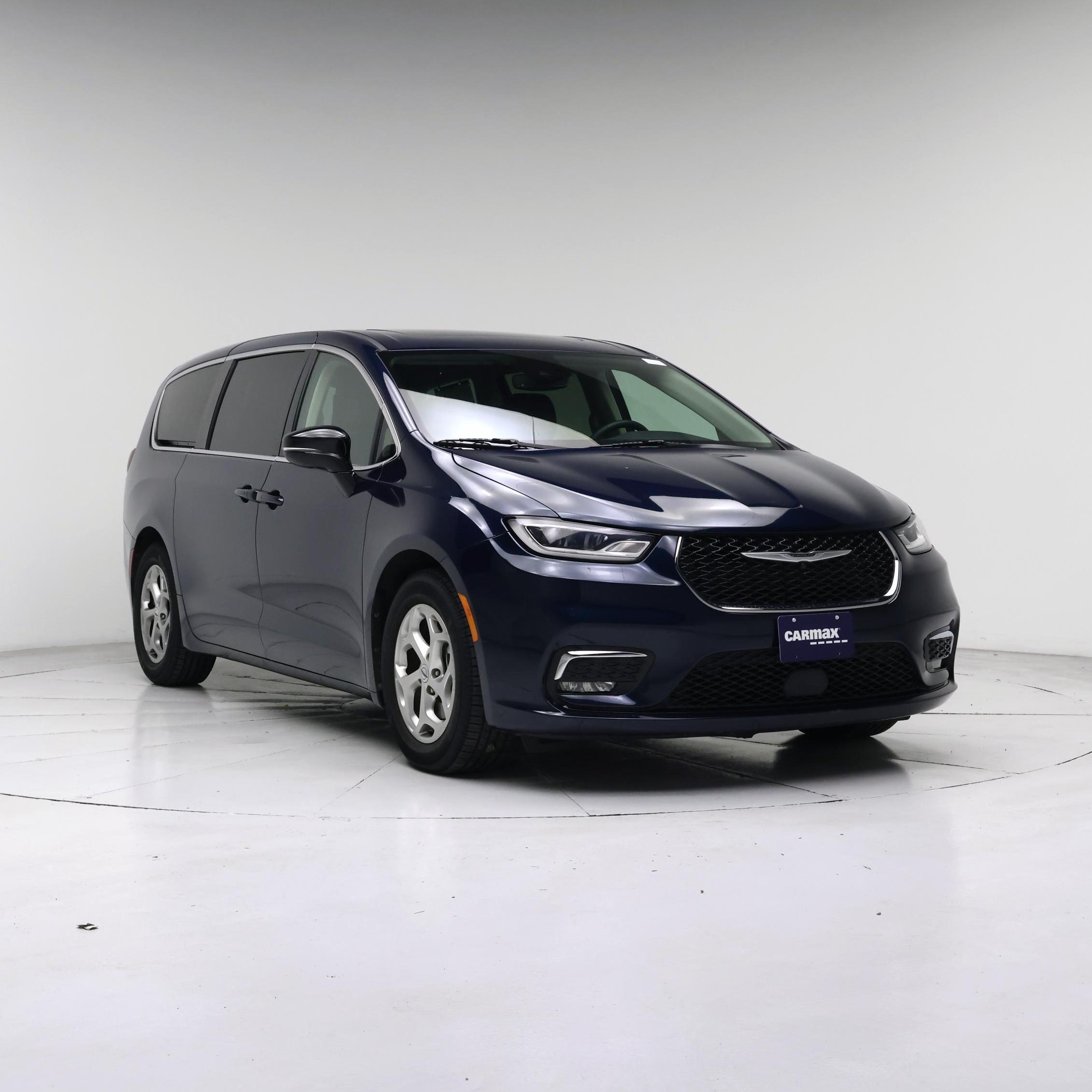 Blue 2024 Chrysler Pacifica Minivan Front-Wheel Drive Automatic