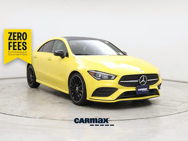 Yellow 2021 Mercedes-Benz CLA Coupe Front-Wheel Drive Automatic