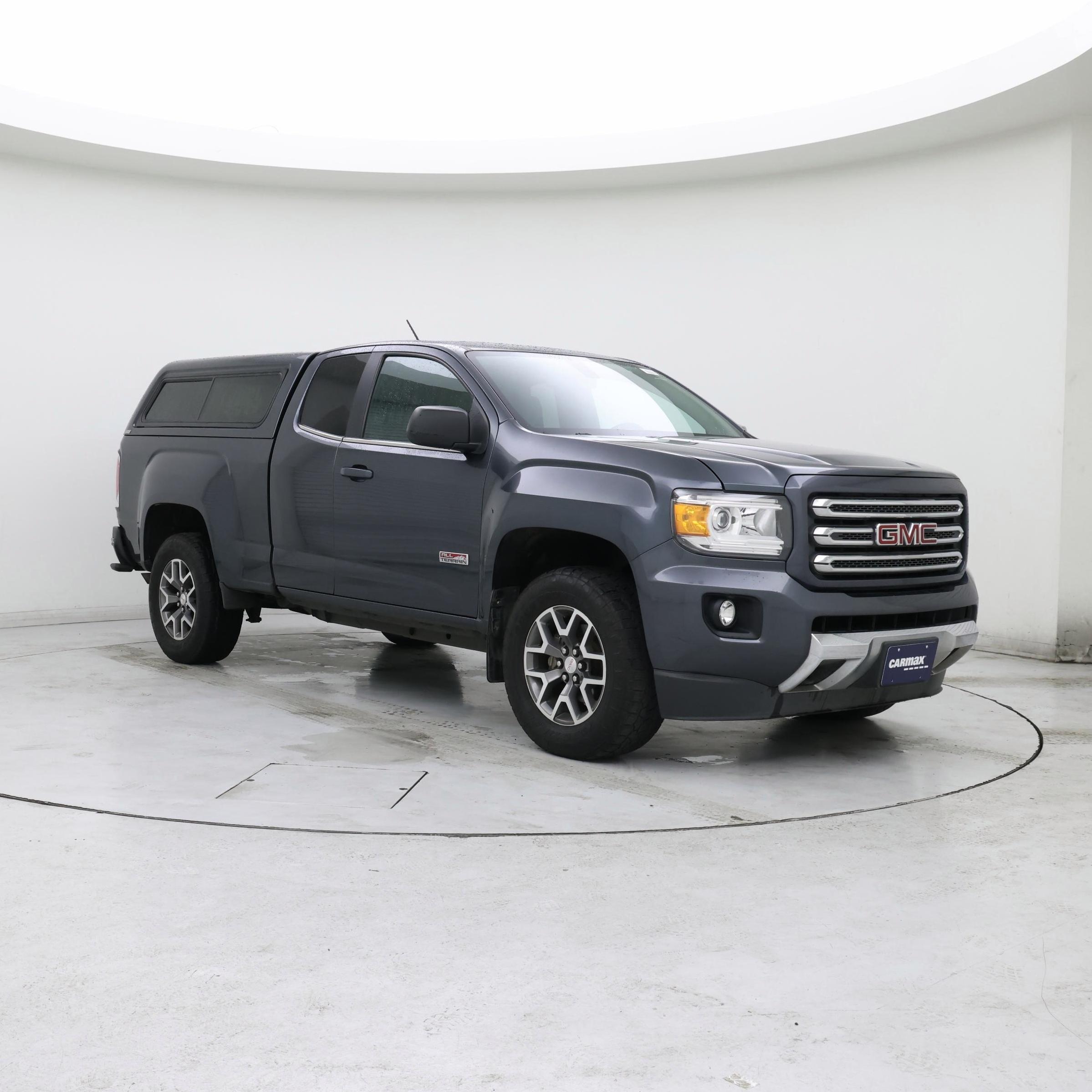 Gray 2015 GMC Canyon Pickup Truck Four-Wheel Drive Automatic