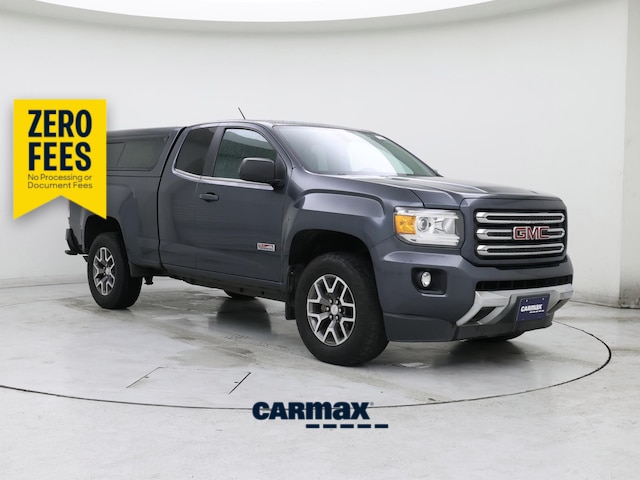 Gray 2015 GMC Canyon Pickup Truck Four-Wheel Drive Automatic