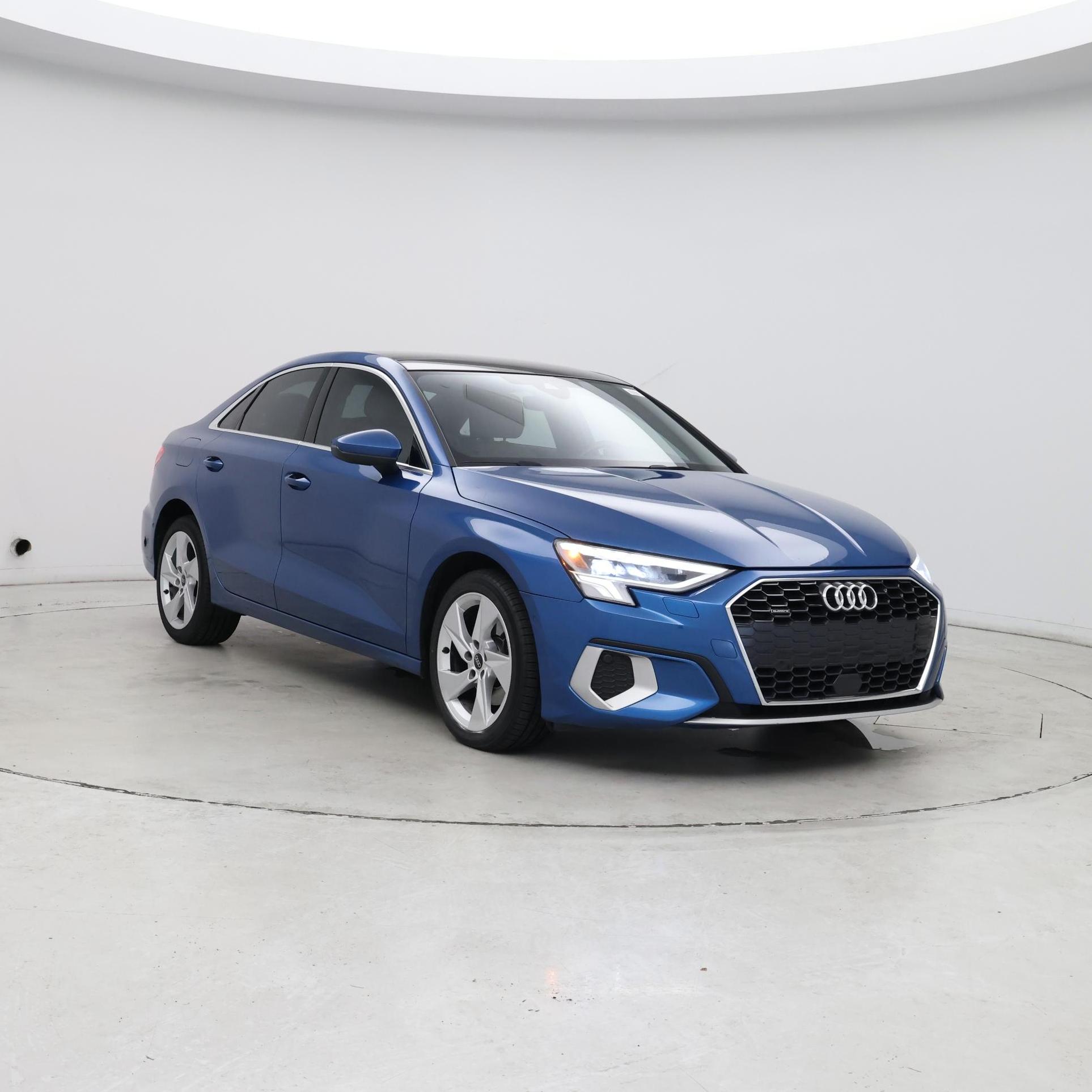 Blue 2023 Audi A3 Sedan All-Wheel Drive Automatic