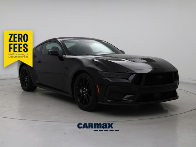 Black 2025 Ford Mustang Coupe Rear-Wheel Drive Manual