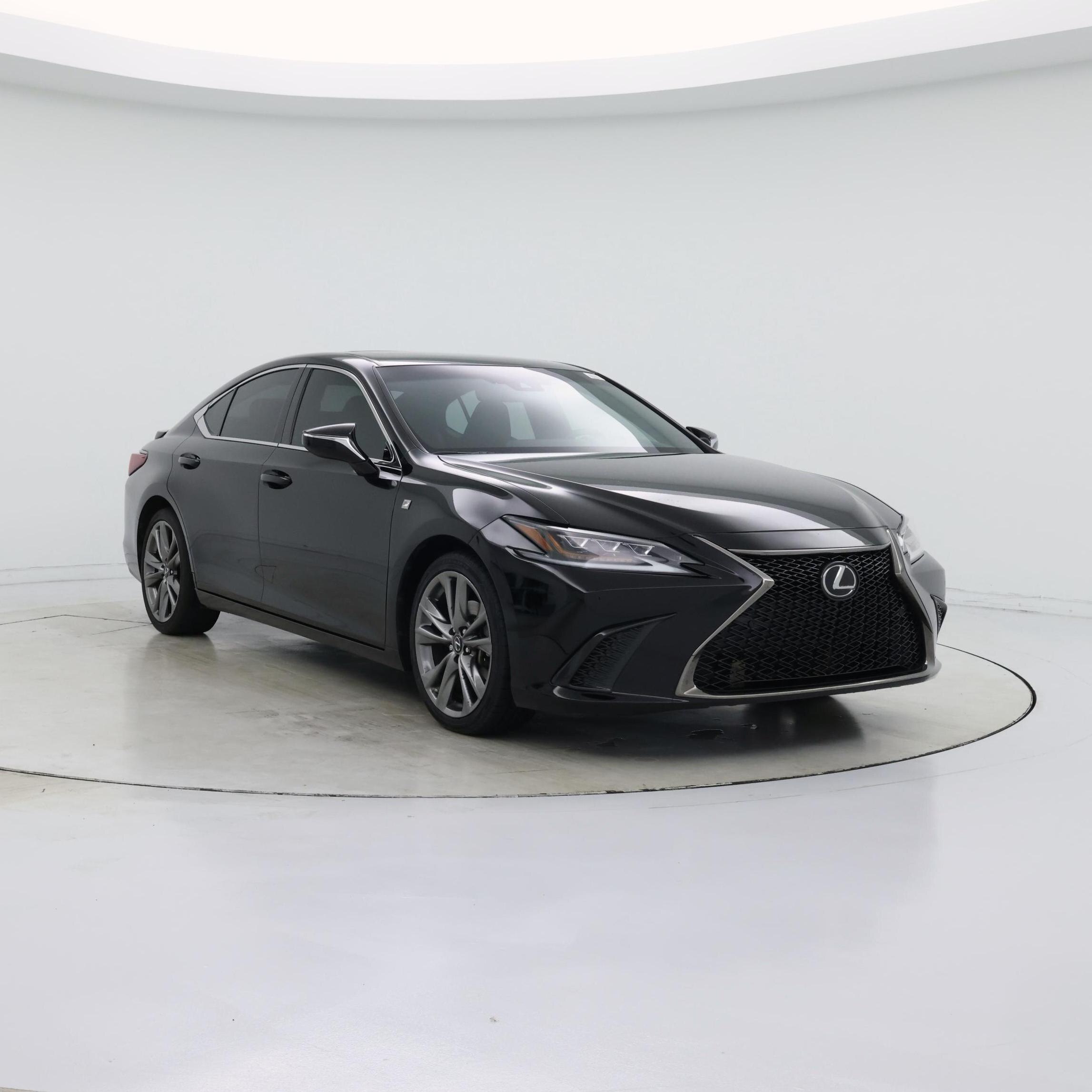Black 2020 Lexus ES Sedan Front-Wheel Drive Automatic
