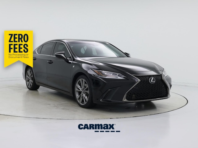 Black 2020 Lexus ES Sedan Front-Wheel Drive Automatic