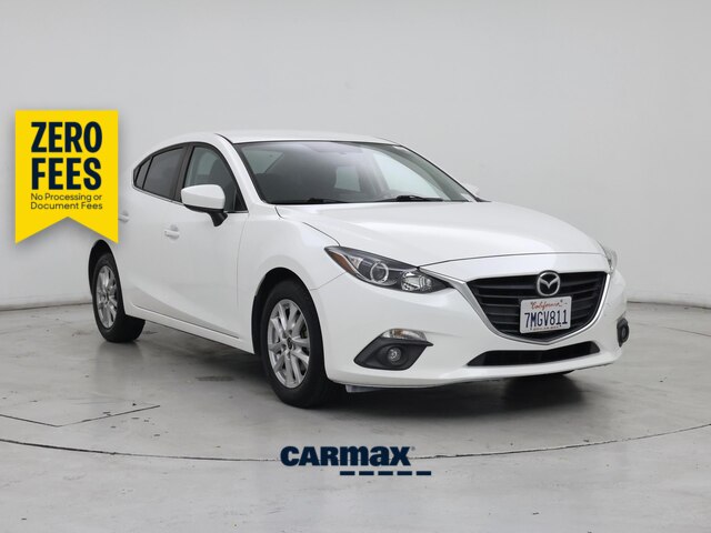 White 2015 Mazda MAZDA3 Sedan Front-Wheel Drive Automatic
