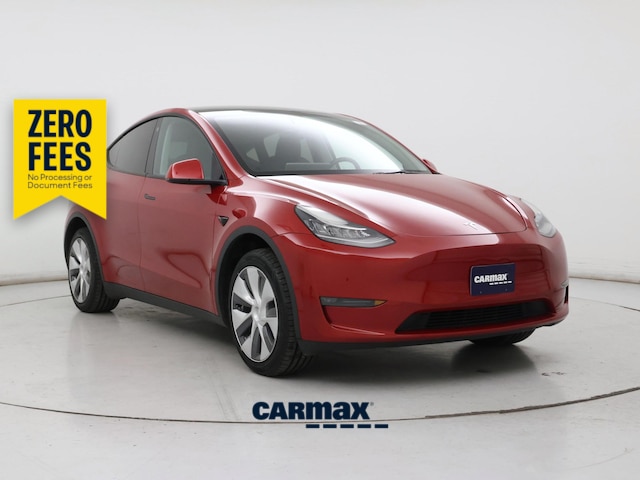 Red 2023 Tesla Model Y SUV / Crossover All-Wheel Drive Automatic