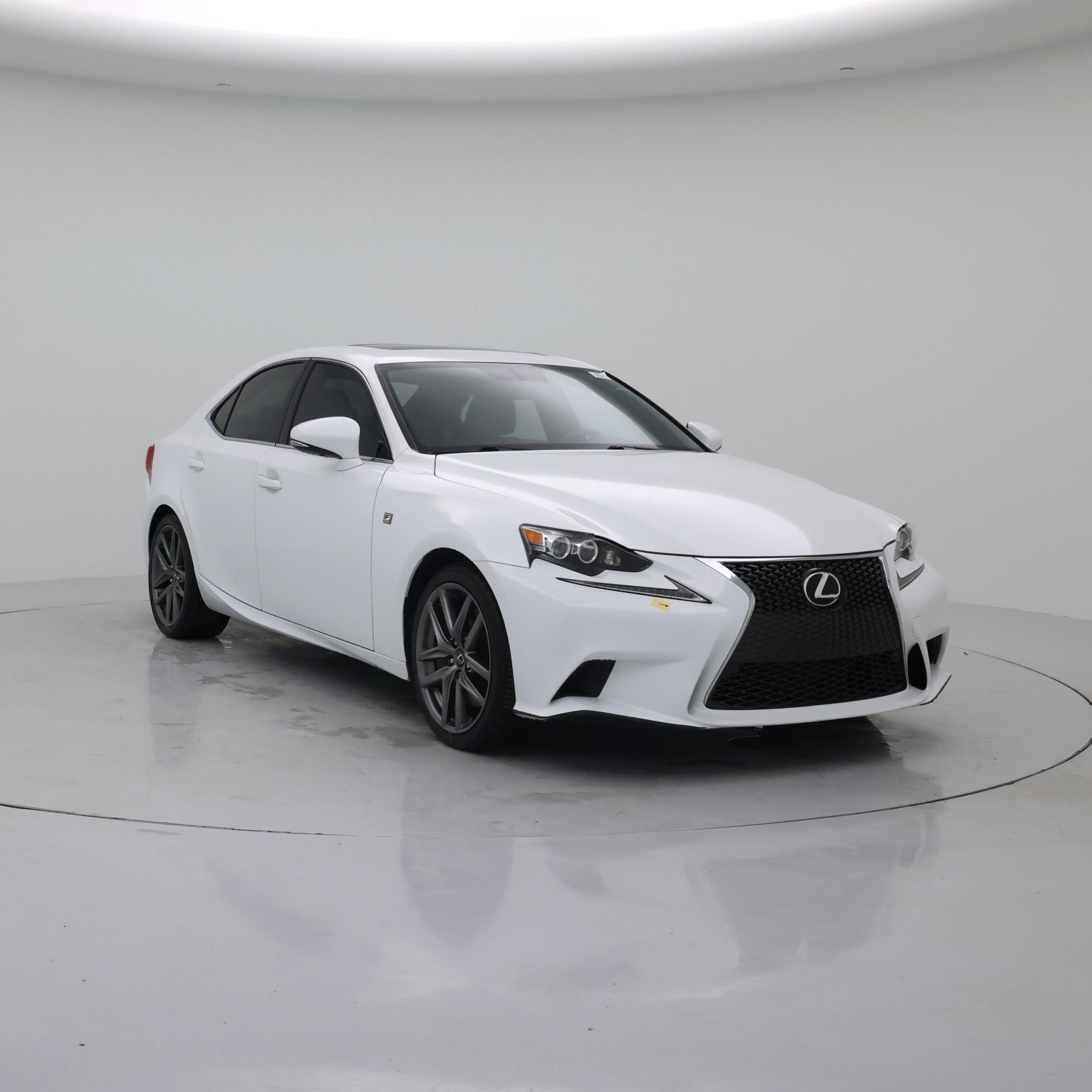 White 2015 Lexus IS Sedan All-Wheel Drive Automatic