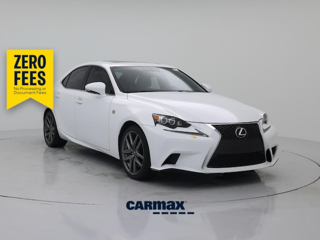 White 2015 Lexus IS Sedan All-Wheel Drive Automatic