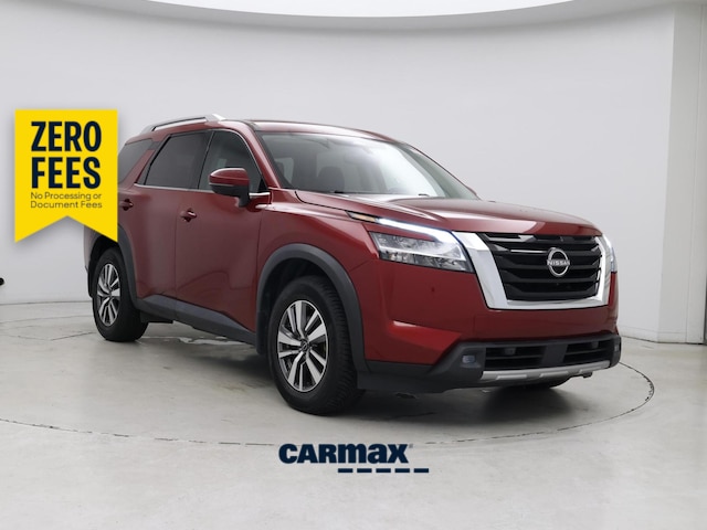 Red 2022 Nissan Pathfinder SUV / Crossover All-Wheel Drive Automatic