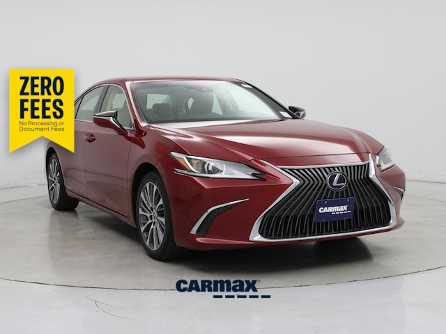 Red 2019 Lexus ES Hybrid Sedan Front-Wheel Drive Automatic