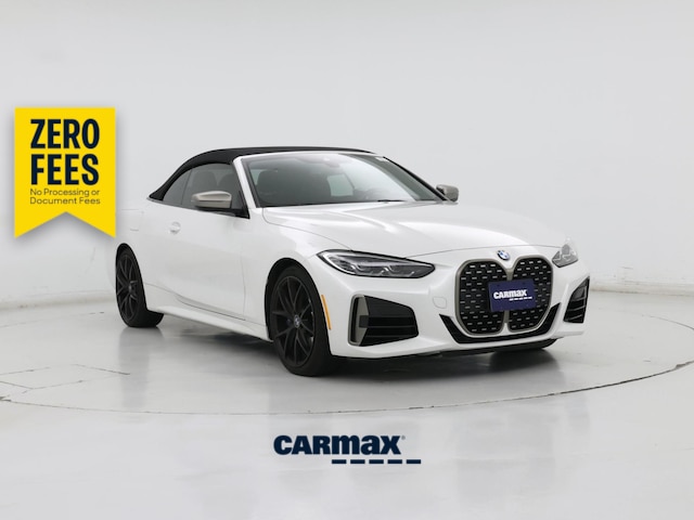 White 2023 BMW 4 Series Convertible Rear-Wheel Drive Automatic