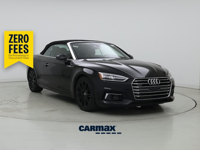 Black 2018 Audi A5 Convertible All-Wheel Drive Automatic
